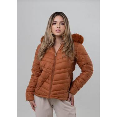 Imagem de Bobojaco jaqueta feminino acolchoada  - G_boy, Marrom, G
