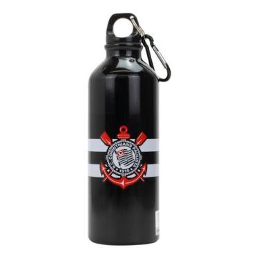 Imagem de Presente Corinthians Garrafa Alumínio Com Prendedor 500ml  - Minas de 