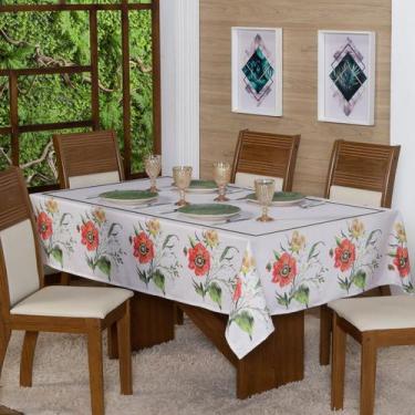Imagem de Toalha Mesa Quadrada - 4 Lugares 1,50x1,50 Decorativa Floribela - NALU