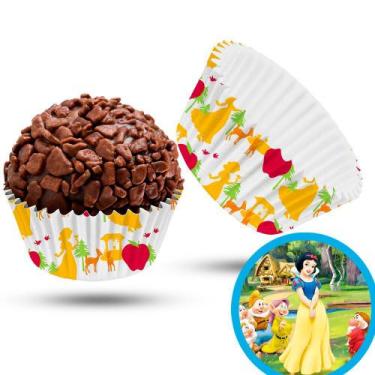 Imagem de 100 Forminhas N5 decoração Branca de neve festa aniversário - Regina f