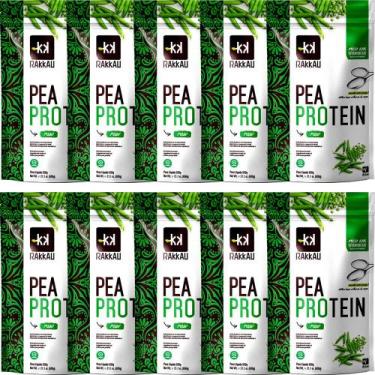 Imagem de Kit 10 Pea Protein Natural Rakkau 600g - Vegano - Proteína