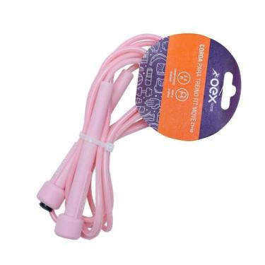 Imagem de Corda Para Treino Regulável OEX Fit Move 2.8m CT10 Rosa - OEX MOVE