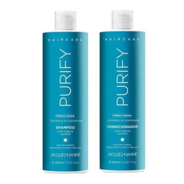 Imagem de Kit Shampoo e Condicionador Jacques Janine Hair Care, Purify, Curls