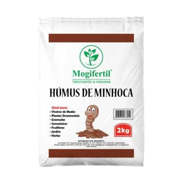 Imagem de Humus de minhoca adubo organico 2 kg Mogi Fertil - MOGIFERTIL