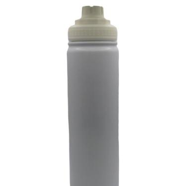 Imagem de Garrafa Térmica 650ml Inox Fitnes Academia - SQUEEZE, Branco