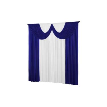 Imagem de Cortina Paris 5 Metros Quarto Sala Igreja Malha Gel  - Dennis Confecçõ