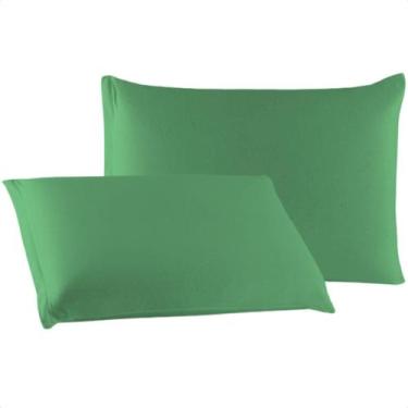 Imagem de Kit 2 Fronhas De Malha 100% Algodão - Macia 50x70 - CLAMATEX TEXTIL EI
