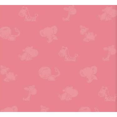 Imagem de Papel de Parede Safari Friends Infantil Rosa SF6225 - IMPORTADO