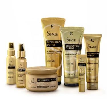 Imagem de Combo Completo Siàge Reconstrói os Fios (7 itens) - Eudora Siàge