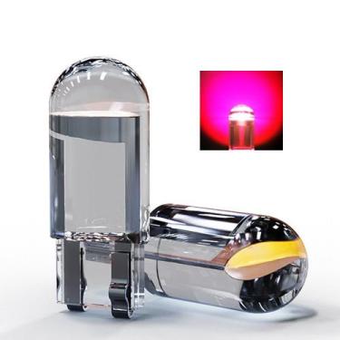 Imagem de Par Super Lâmpada T10 Led Cob Acrílico Lanterna Farolete - Lagos Impor