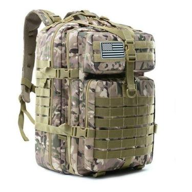 Imagem de Mochila  Militar 50 Litros Masculina Feminina   - Tem Tudo OnLine, Cam