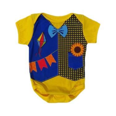 Imagem de Body Bebê Temático Fantasia Mesversário Festa Junina - Calupa, G
