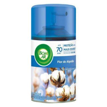 Imagem de Neutralizador Odores Flor Algodão Freshmatic Bom Ar Frasco Refil 250Ml