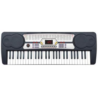 Imagem de Teclado Eletrônico Display Led 100 Ritmos 100 Timbres com Microfone - 