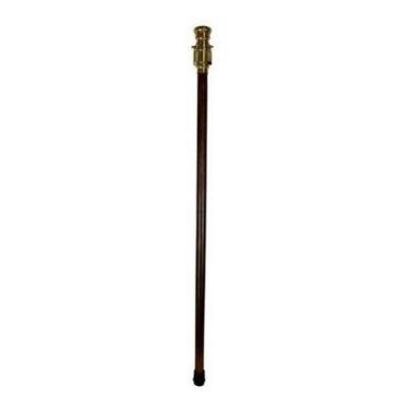 Imagem de Bengala Madeira Bronze Com Mini Telescópio  90cm - Atual Conceito, Bro