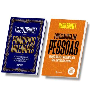 Imagem de Kit 2 Livros, Tiago Brunet Princípios Milenares + Especialista Em Pess
