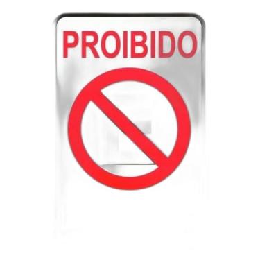 Imagem de Kit Placas Proibido Estacionar Garagem Cor Branca Ps 3Un - Mercadão Da