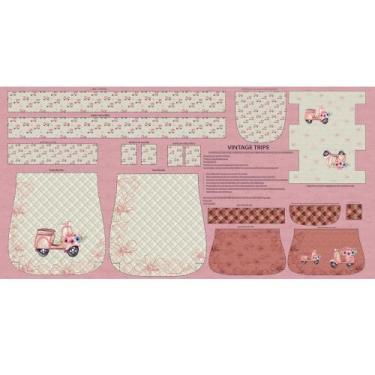 Imagem de Tecido Estampado para Patchwork - Vintage Trip By Alba Junqueira: Pain