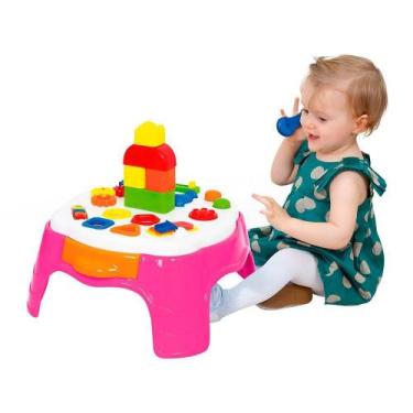 Imagem de Play Time Mesa de Atividades Rosa Barbie Cotiplás - COTIPLAS