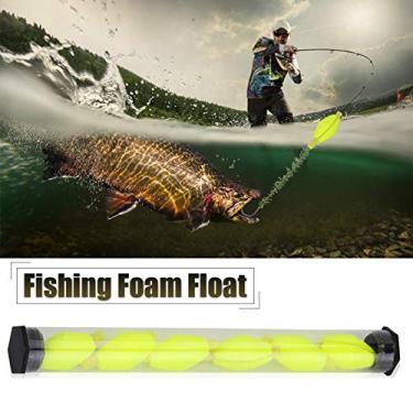 Imagem de Conjunto de Bobber de Bóia de Pesca Com Mosca de Espuma para Pescadores (Amarelo)