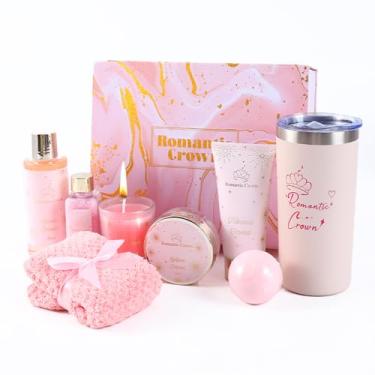 Imagem de Romantic Crown Kit Presente Feminino, Presentes para Mãe, Esposa, Avó, Filha, Namorada, Sogra, Irmã, Dia das Mães, Natal, Aniversário, Conjunto Cesta para Presente SPA Aromaterapia Banho
