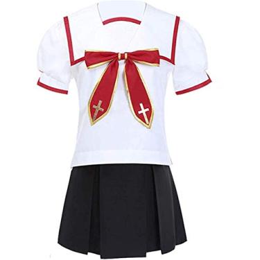Imagem de Fate Stay Night Cosplay Fate Kaleid Liner Illyasviel Von Einzbern Cosplay Fantasia de Halloween Conjunto completo, Tamanho:, Customized