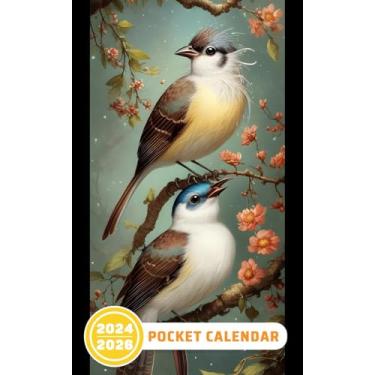 Imagem de Pocket Calendar 2024-2026: Three-Year Monthly Planner for Purse, 36 Months from January 2024 to December 2026 | Bird in the tree | Detailed ... style | Beautiful | Fantasy | Digital art
