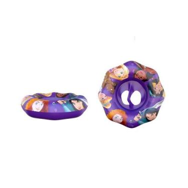 Imagem de Boia Circular  Inflável Infantil Com Fralda Princesas 56 CM - Western