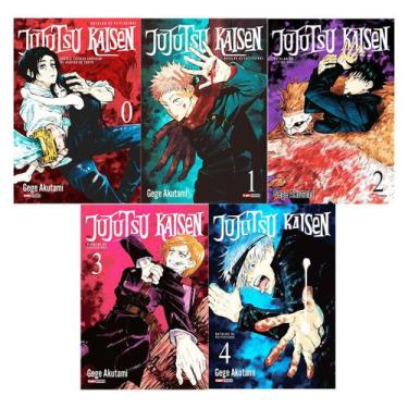 Imagem de Mangá Jujutsu Kaisen Batalha De Feiticeiros 5 Volumes - Panini