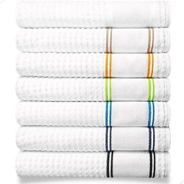 Imagem de Kit 5 Panos Copa Prato P/ Bordar Atoalhado Etamine Nancy - Dohler