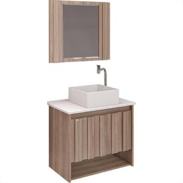 Imagem de Gab/Toucador A.J R Treviso Nogal 63Cm - AJ RORATO