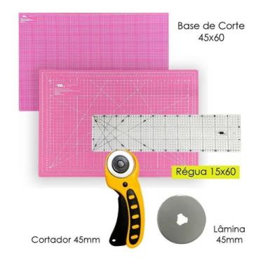 Imagem de Base De Corte Apoio Para Mesa A2 60x45 Cortador Circular 45mm + 1 Lami