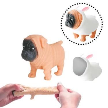 Imagem de Brinquedo Flofy Doguinho: Cachorro de Borracha Antiestresse Infantil c
