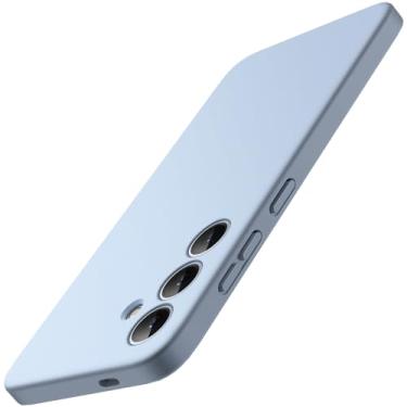 Imagem de JETech Capa Fina Fit para Samsung Galaxy S24+ / S24 Plus 5G, Proteção Total da Lente da Câmera, Case Protetora Fina de TPU Macio para Telefone, Acabamento Fosco, Capinha à Prova de Choque (Azul)
