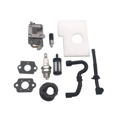 Imagem de Carburador de carburador para STIHL MS170 MS180 017 018 ZAMA C1Q-S57B #1130 120 0603 C1Q S57B cortador de escova máquina de sebe carburador (10 peças)
