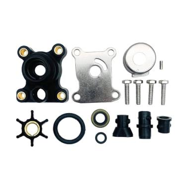 Imagem de Kit de reparo do impulsor da bomba de água, motor de popa compatível com Johnson Evinrude 8hp 9,9hp 15hp 1974-2007 394711 0394711 18-3327