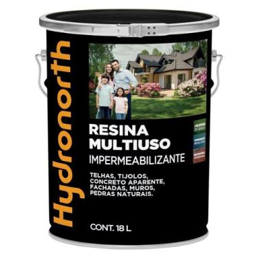 Imagem de Resina Multiuso Fosco Incolor Solvent Telhas 18lt Hydronorth