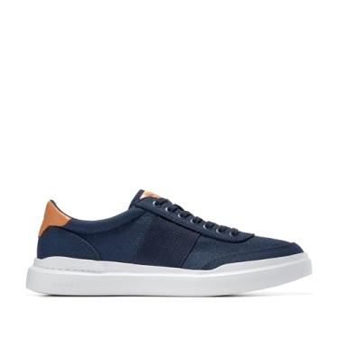 Imagem de Cole Haan Grandpro Rally Canvas II Tênis masculino, Blazer azul marinho/bronzeado natural, 11 Wide