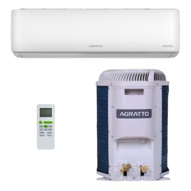 Imagem de Ar-Condicionado Split HW Inverter Agratto Liv Top 12.000 BTUs R-32 Só Frio 220V