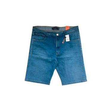 Imagem de Bermuda Jeans Plus Size PRS Sem Bolso Celular - PRS JEANS, 48, Big sto