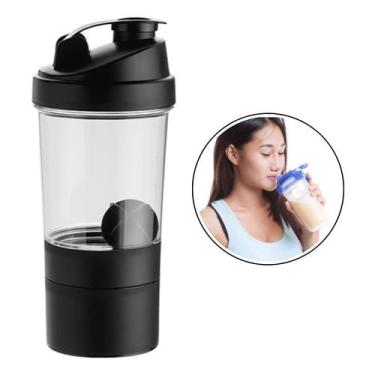 Imagem de Shekeira 500ml Whey Preta 3 Em 1 Suplemento Academia Divisor