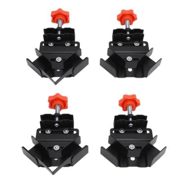 Imagem de Grampo de ângulo Reto de 90 Graus, Braçadeiras de Canto de Aço Inoxidável, Fixador de ângulo Conjunto de Emenda Rápida Planejada para Trabalhar Madeira, Ferramenta de Aperto de