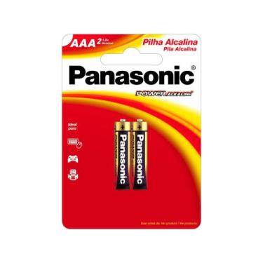 Imagem de Pilha Alcalina AAA Power Alkaline LR03XAB/2B192 - Panasonic 1,5V 2 Uni