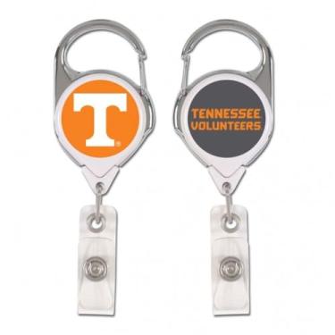 Imagem de Porta-crachá retrátil premium NCAA Tennessee Volunteers, tamanho único, cor do time