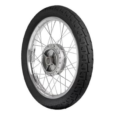 Imagem de Roda Traseira Titan Fan 150/160 com Pneu Novo Montado