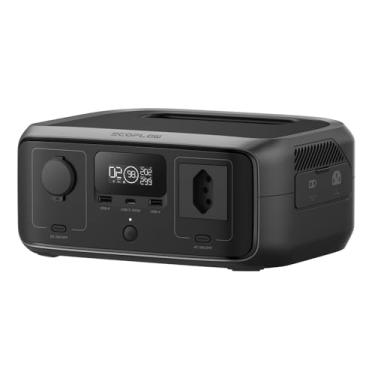 Imagem de EF ECOFLOW Estação de Energia Portátil RIVER 3, Bateria LiFePO4 230Wh, Saída AC 300W até 600W, UPS <20ms, Carregamento Rápido de 1H, Gerador Solar para Uso em Externos/Acampamento/Casa(Tomada BR 120V)