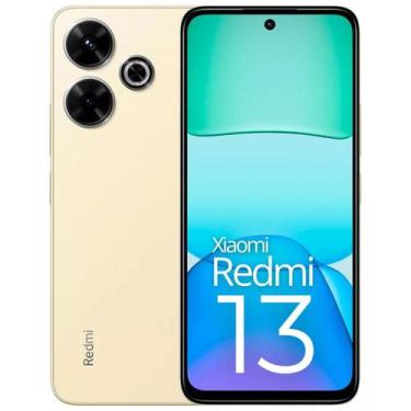 Imagem de Smartphone REDMI13 256GB 128GB câmera tripla 108MP 13MP Midnight Black