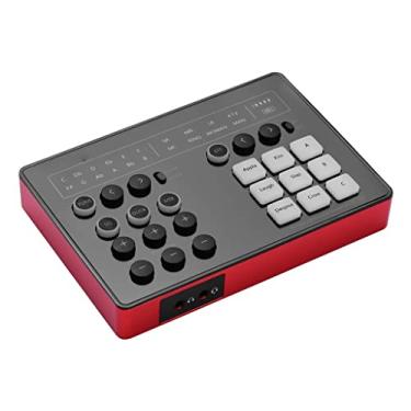 Imagem de Placa de som de transmissão ao vivo portátil SC-M1 com DSP para celular, tablet, computador para transmissão ao vivo e gravação de karaokê