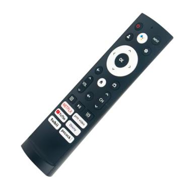 Imagem de ALLIMITY Controle remoto de substituição de voz ERF3V90H compatível com Hisense 4K OLED LCD HDTV 65U8H 70A56EUA 75A53FUA 50A68H 55A68H 43A6H 50A53FUA 50U6H 55A65H 85A66GUA 65U7G 75U6H