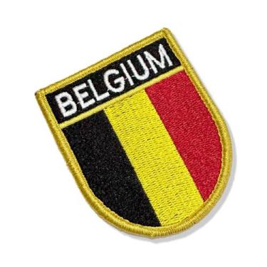 Imagem de BP0215E-001 Bandeira Bélgica Patch Bordado 6,8x8 - BR44